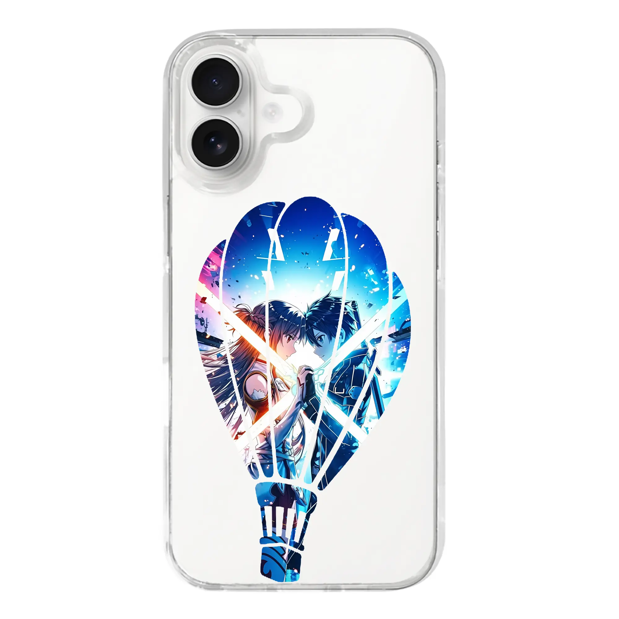 ソードアートオンライン グッズ キリト - iPhone 17シリーズ 透明スマホケース – 薄型・耐衝撃・精密フィット保護カバー